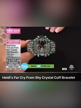Turquoise and Silver Statement Bracelet